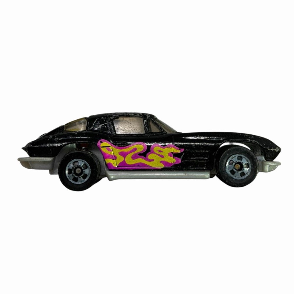 1979 Hot Wheels '63 Chevy‎ Corvette Stingray Split Window Black Diecast - Picture 11 of 13
